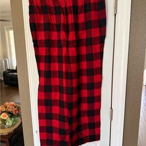 NWT Target Red and Black Buffalo Plaid Pajama XL Pants